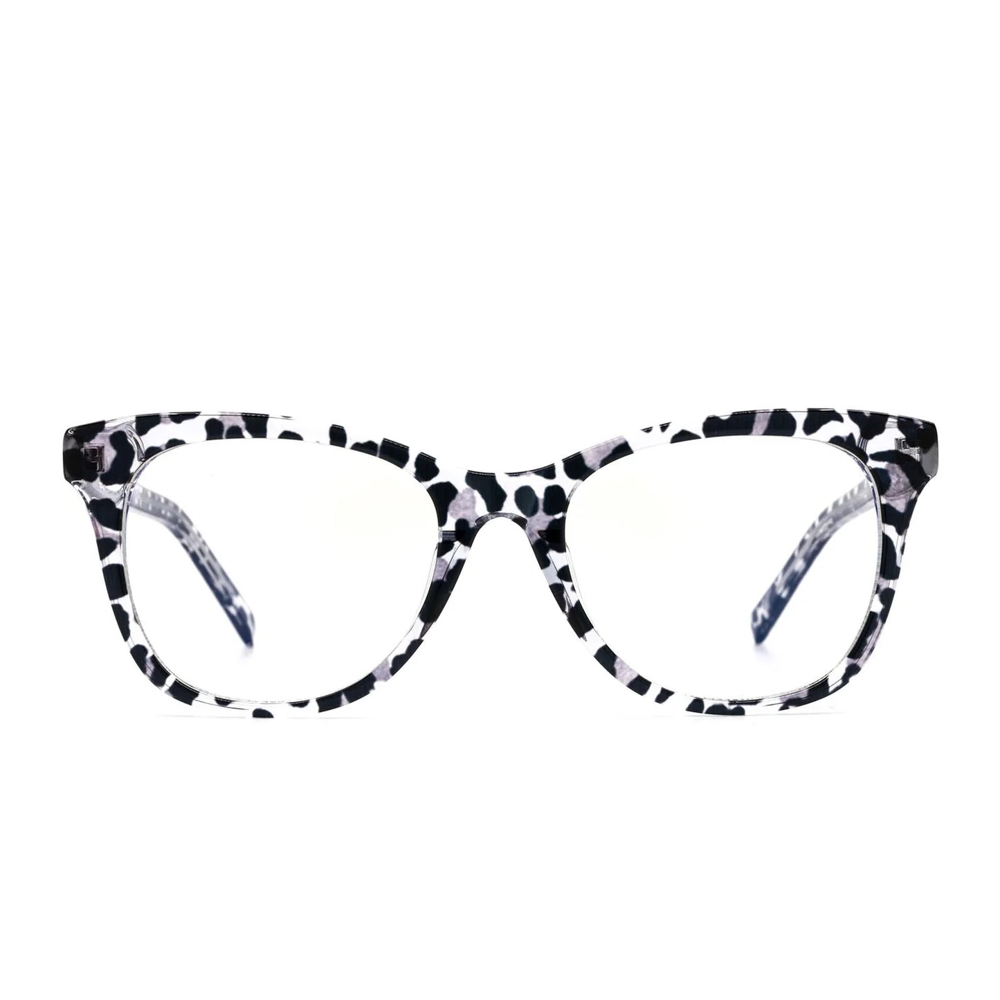 Carina Clear Leopard Blue Light Glasses