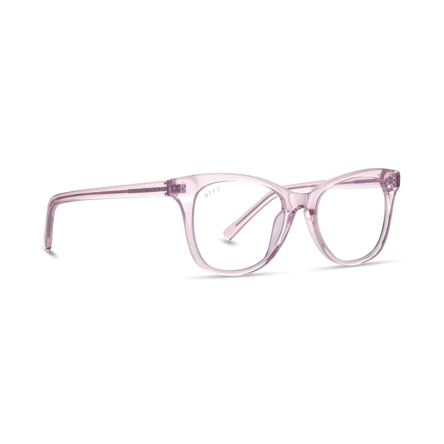 Carina Light Pink Crystal Blue Light Glasses