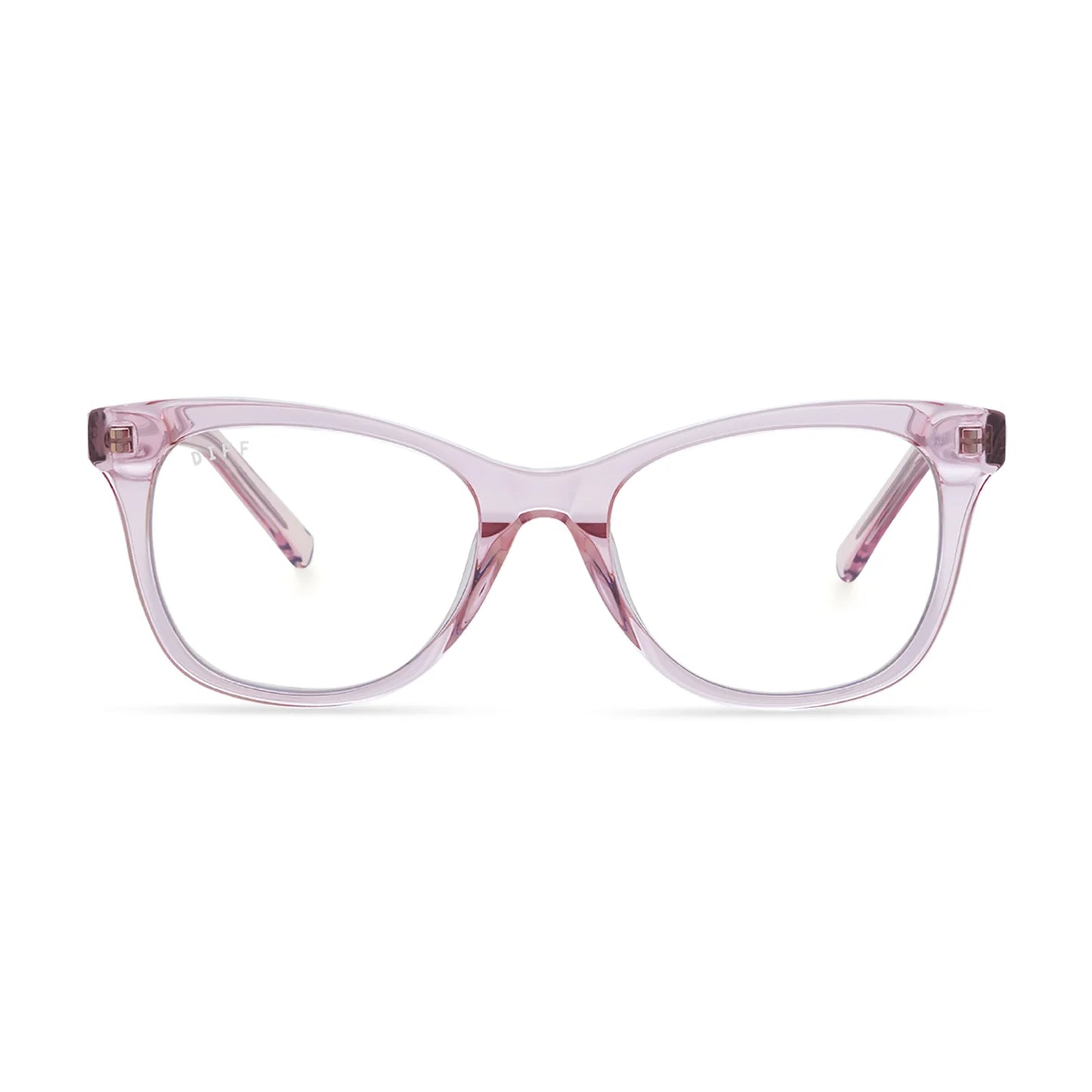 Carina Light Pink Crystal Blue Light Glasses