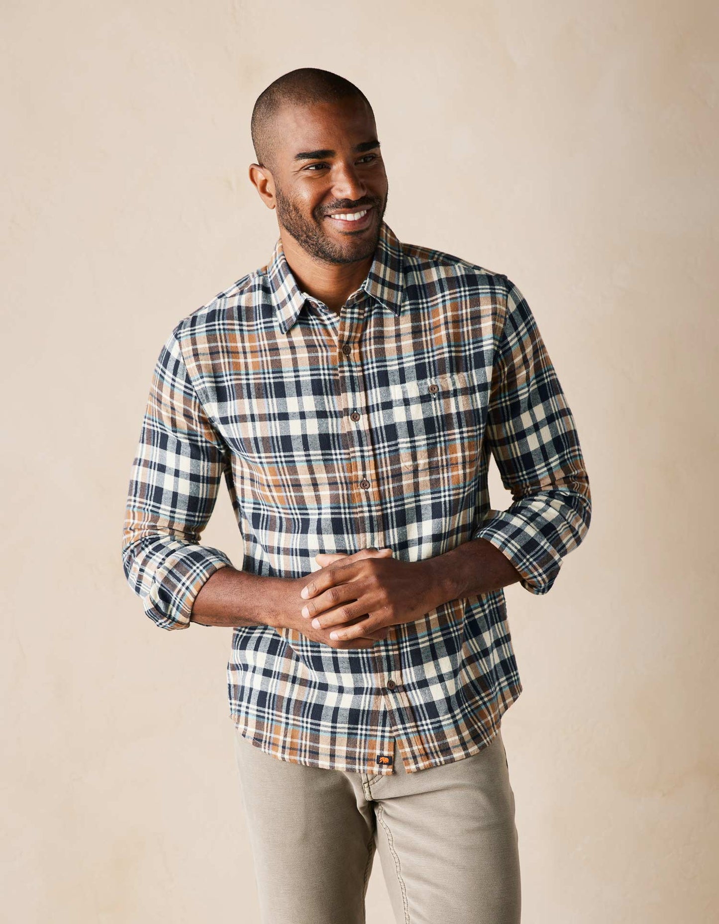 Stephen Button Up Shirt Cedar