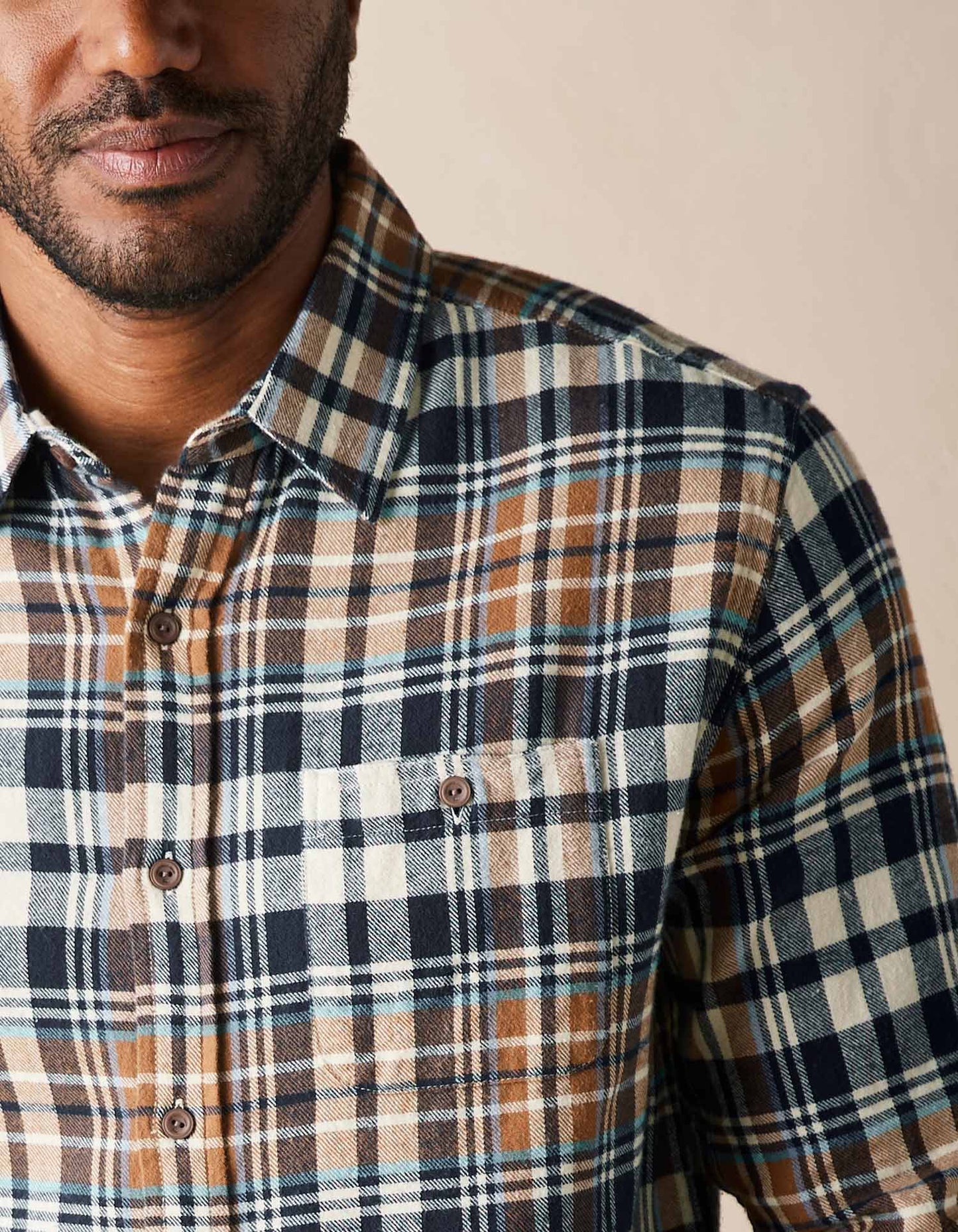 Stephen Button Up Shirt Cedar