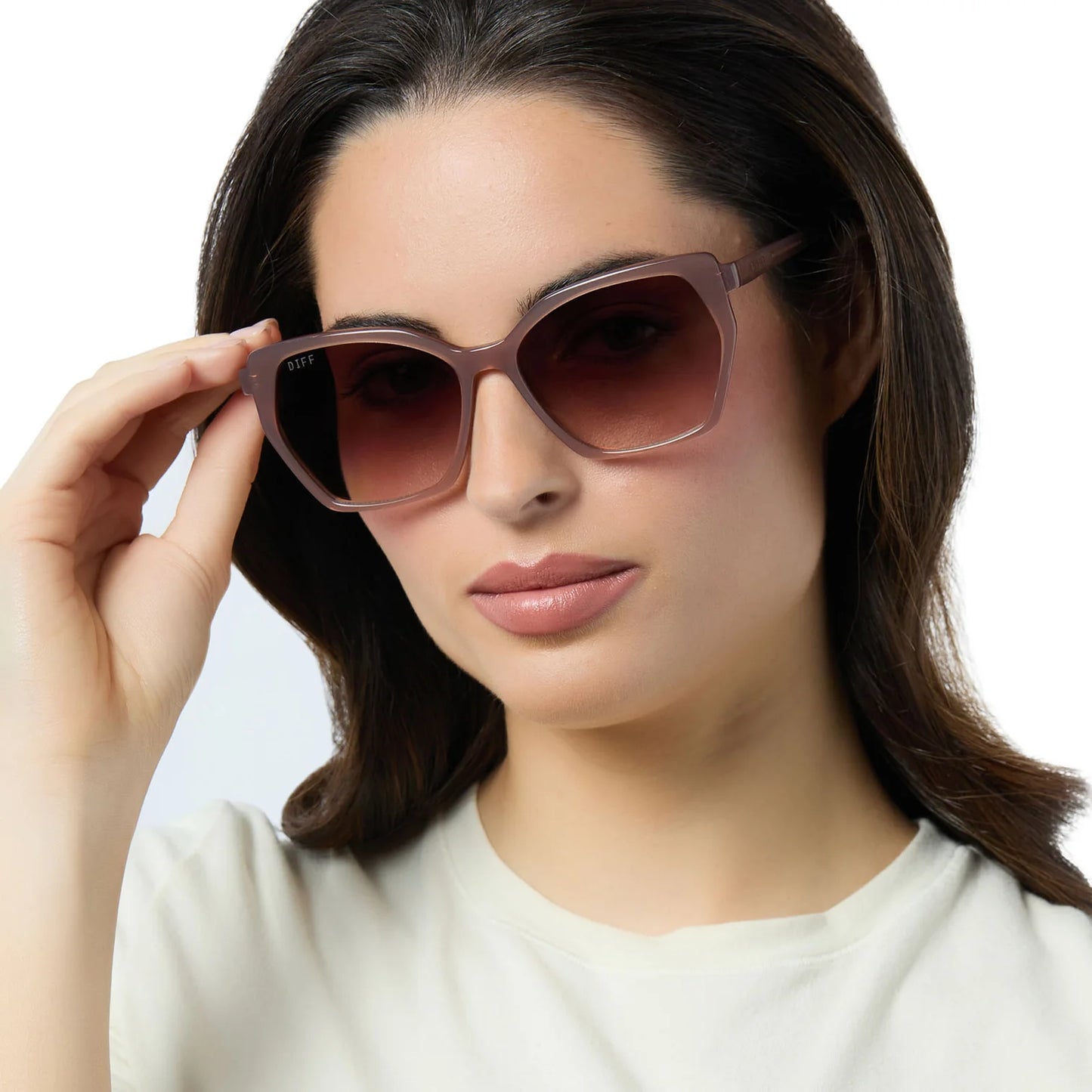 Vera Macchiaton Brown Gradient Polarized Sunglasses