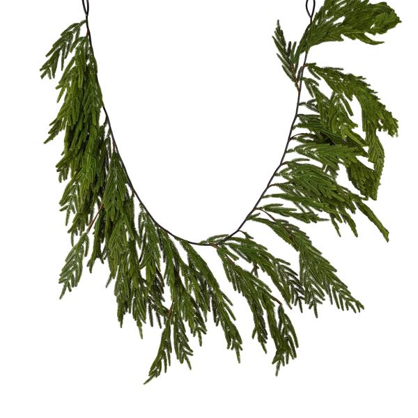 6”L Norfolk Island Pine Hanging Garland