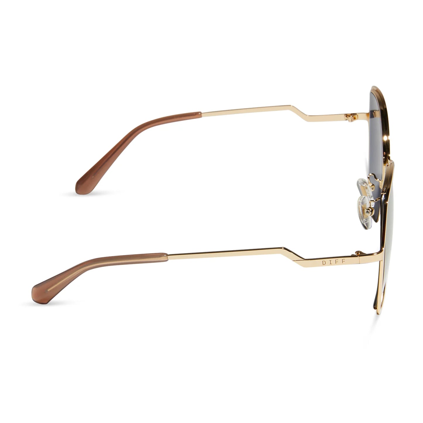 Donna III Gold + Gold Mirror Polarized Sunglasses