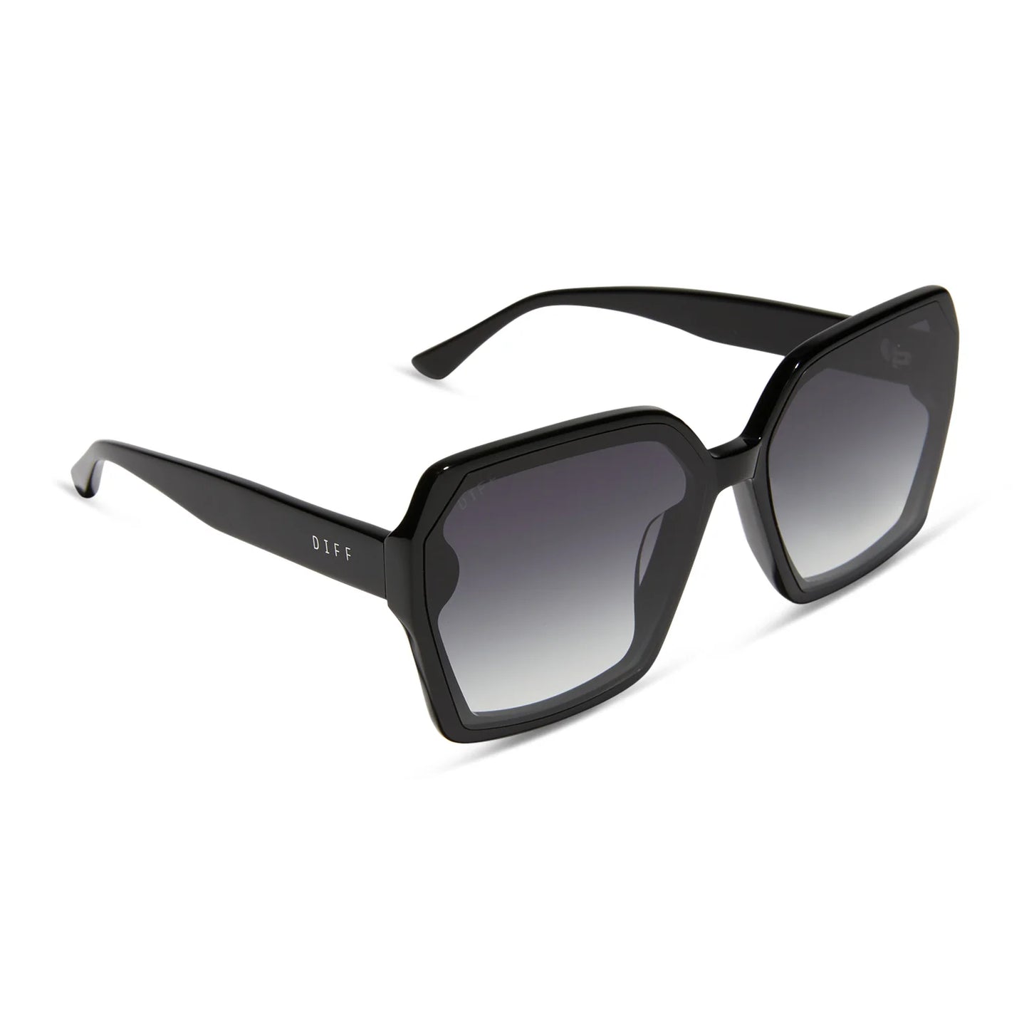 Presley Black + Grey Gradient Sunglasses