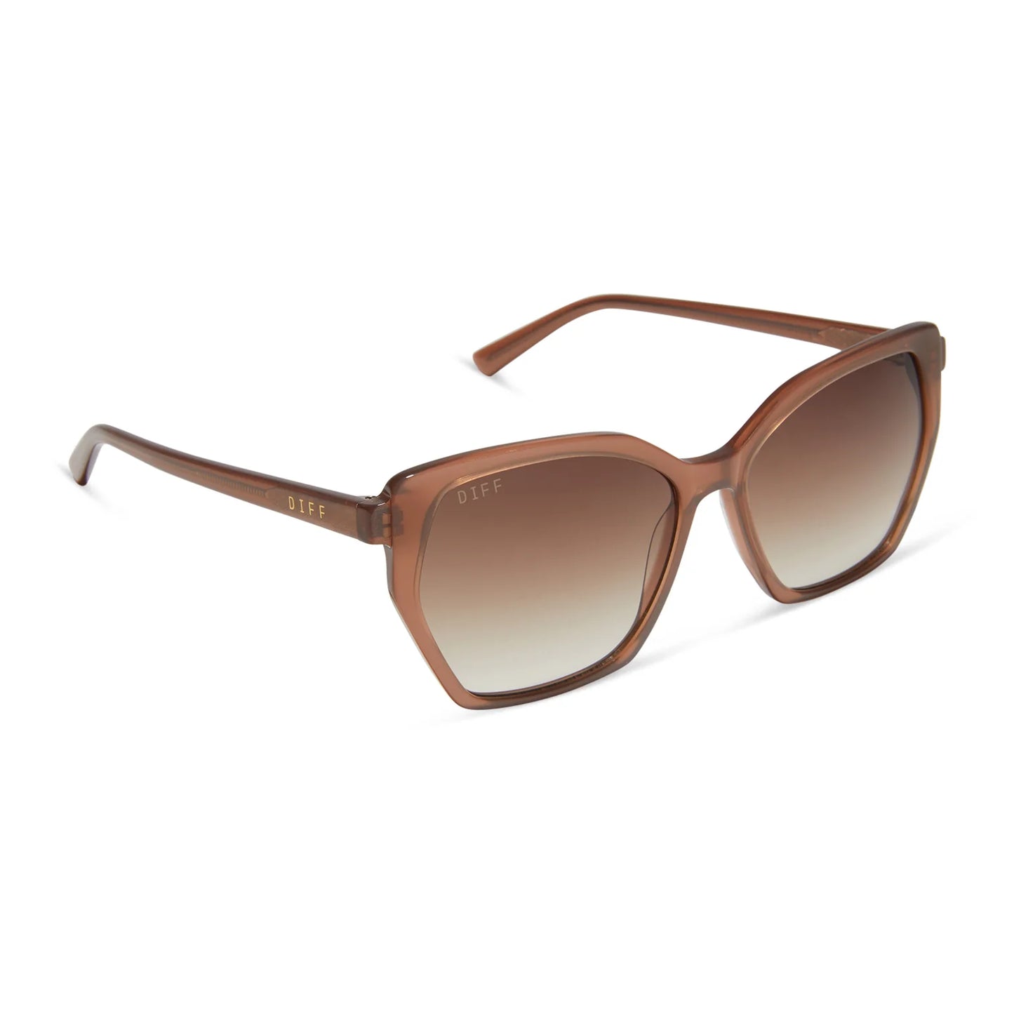 Vera Macchiaton Brown Gradient Polarized Sunglasses