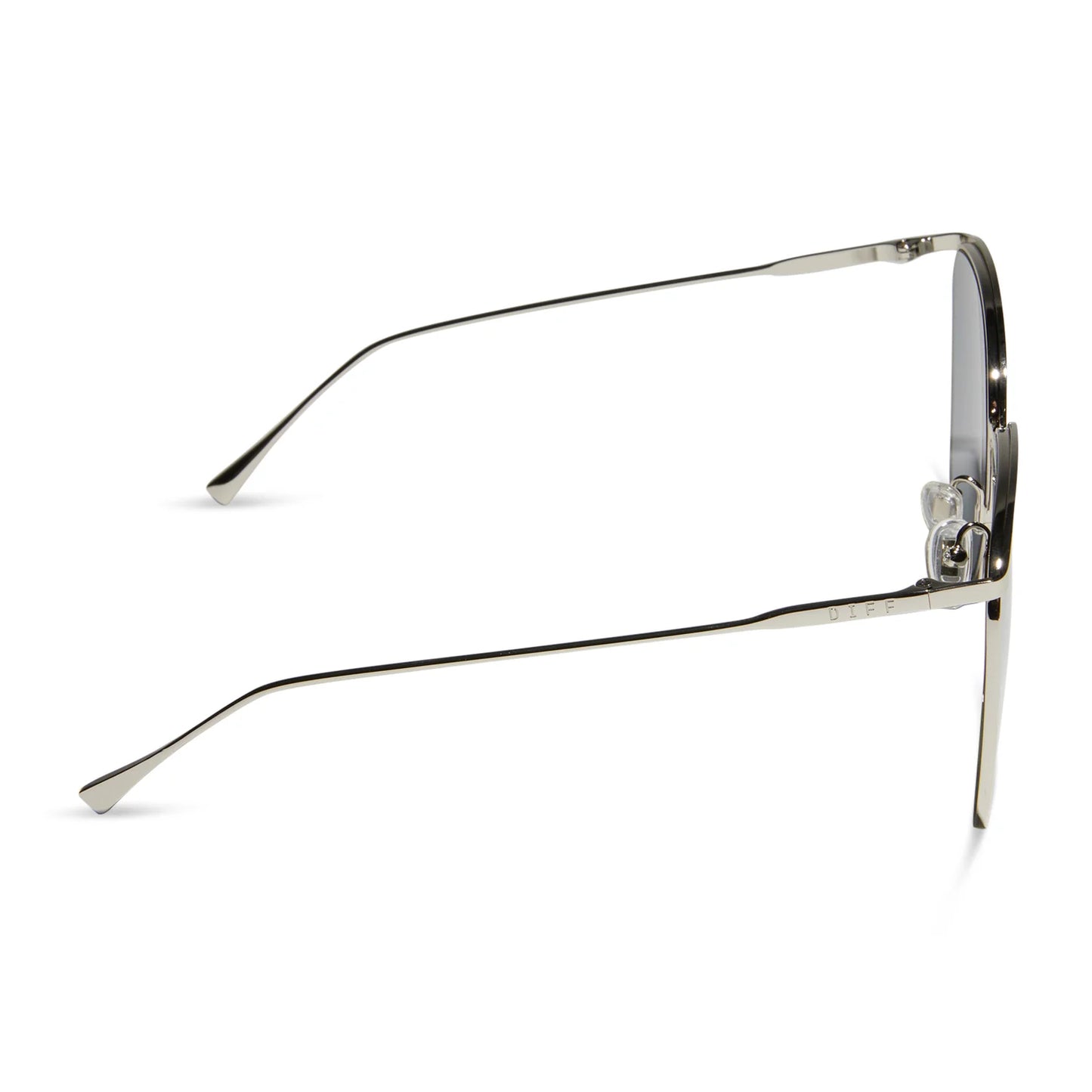 Vittoria Silver + Silver Mirror Sunglasses